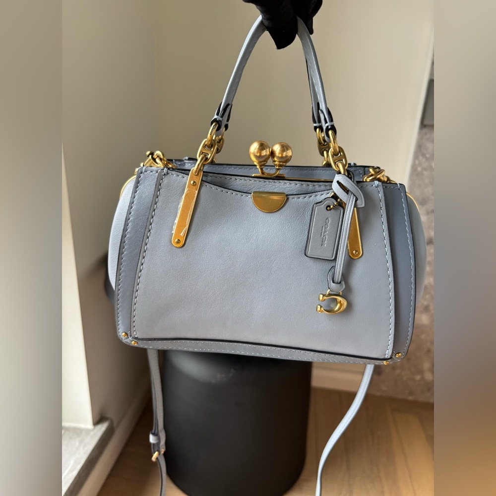 COACH Kisslock Dreamer 21 Bag Baby Blue - Picture 3 of 15